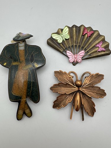 Lotto spille vintage figura