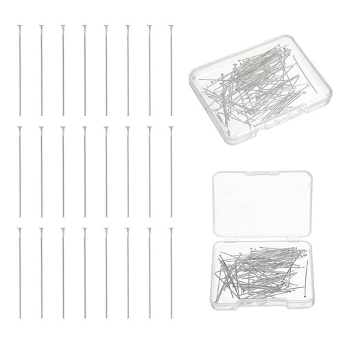 100 pezzi spille - 100, piatta